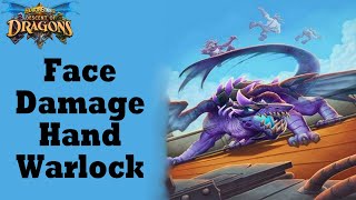 Hand Warlock with Insanely Fast Burst Damage?! - Hearthstone Descent of Dragons Stream Highlight