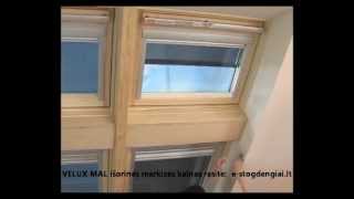 Velux MAL išorinės markizės valdomos virvele, kaip veikia | e-Stogdengiai.lt