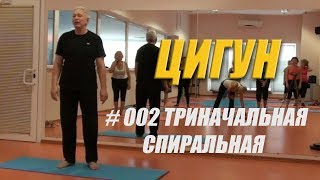 Гимнастика цигун - 002 Триначальная Спиральная Гимнастика