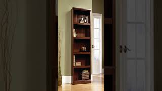 -Low Price- 5-Shelf Bookcase, Select Cherry Finish