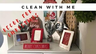 Clean & Decor With Me For Christmas ? Pt 3