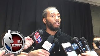 Kawhi Leonard gives injury update, talks returning for Spurs | ESPN