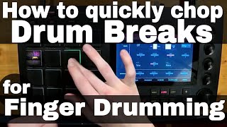 Akai Mpc Live Tutorial - Chopping a Drum Break/Finger Drumming