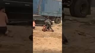Видеофакт: Драка на паромной переправе