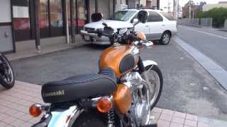 女性ライダー　女カワサキ　可愛いW800　Kawasaki　W　スーパーW800