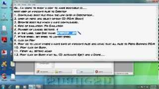 How To Make/Create Bootable CD for Windows XP-SP2 AND SP3 Using NERO 6, 7, 8, 9, 10..