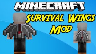 Minecraft Mods:  "  Survival Wings Mod  1. 7 .10 "