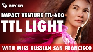 Impact Venture TTL-600 LIGHT Review. How to USE it in product photography and model shooting (2020)