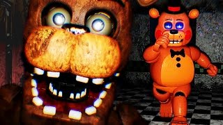 CHASED BY TOY FREDDY || FNAF 2 3D (FREE ROAM Five Nights at Freddys)