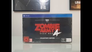 Zombie Army 4 Dead War Collectors Edition Ps4  unboxing