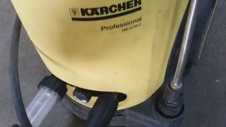 Ремонт мойки керхер. Karcher Professional HD 5/15 C. Работает пульсациями.