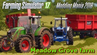 Farming Simulator 17 | Meadow Grove farm | Timelapse | Episode 10
