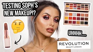 TESTING SOPH X MAKEUP REVOLUTION EXTRA SPICE PALETTE! SWATCHES, REVIEW + SPOTLIGHT EYE TUTORIAL