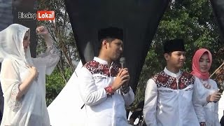 Pekik Kemenangan "Suami Arumi Bachsin Jadi Bupati" Trenggalek JATIM