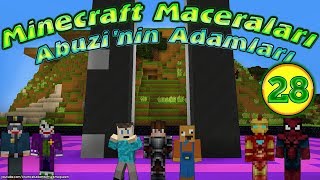 Minecraft Maceraları 28. Bölüm Abuzi'nin Adamları Örümcek Adam Minecraft Videoları