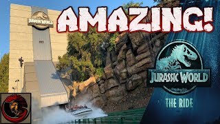Jurassic World Ride 4K - Universal Studios