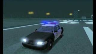 GTA SA - Ford Crown Victoria LAPD (walk around & ride)