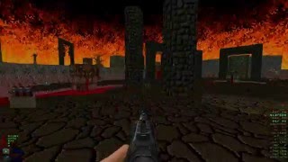 Brutal Doom v20b gameplay [Sacrificial Grounds]