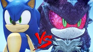 SONIC THE HEDGEHOG VS MEPHILES THE DARK