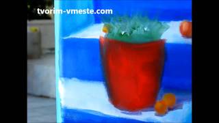 Греческие ступеньки ч. 5. Макс Скоблинский  уроки Живописи в Греции