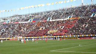 高校サッカー・流通経済大柏の応援「レッツゴー柏」