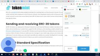 Sending ERC20 Tokens Using Metamask - TokenMint