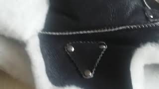 Кожаные шапки ушанки из меха овчины