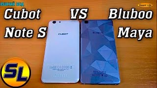 Cubot Note S VS Bluboo Maya сравнительный обзор.