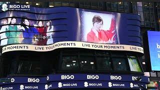 【BIGO LIVE JAPAN】BIGO LIVERがNYのタイムズスクエアに掲載！【公式】