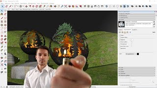 Помоделим-ка! #17. Сферический камин FireCup в SketchUp