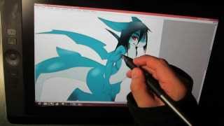drawing on my new wacom cintiq companion on SAi