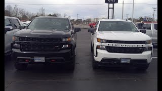 Silverado Custom vs. Custom Trail Boss