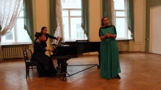 Евгения Морозова - меццо-сопрано Василина Исаева - фортепиано