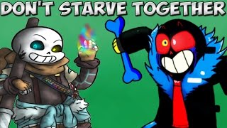 Ink Sans и Error Sans метают кости | Don't Starve Together