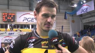 Daniel Pliński po meczu Skra - Trefl