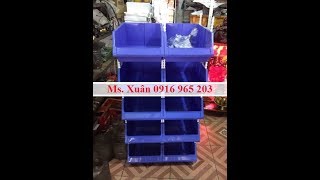 Kệ dụng cụ đựng phụ tùng, khay nhựa đựng linh kiện, kệ đựng ốc vít