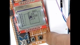 oscilloscope with arduino nano & lcd 5110 !