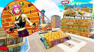 The GOD HIDING SPOT In Fortnite Battle Royale! | CUSTOM HIDE & SEEK Custom Gamemode!