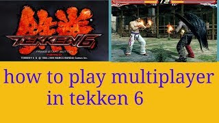 How To do multiplayer tekken 6 in ppsspp , 2 players in one pc