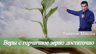 Ташенов Максим  Христианские проповеди. Веры с горчичное зерно достаточно