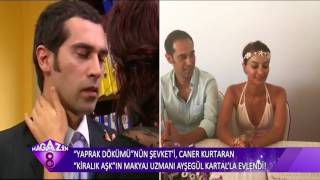 Yaprak Dökümünün Şevket'i Caner Kurtaran Kiralık Aşk'ın Makyaj Uzmanı Ayşegül Kartal'la Evlendi