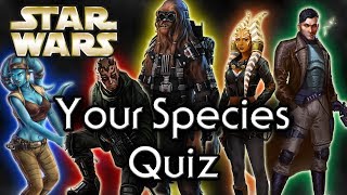 Find out YOUR Star Wars SPECIES! - Star Wars Quiz