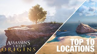 Top 10 Locations in Assassin's Creed Origins / Most Beautiful Places