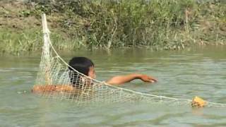 NET FISHING ON EMBA RIVER, KAZAKHSTAN: TIM COPE