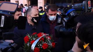 Заседание политсовета “Грузинской мечты” в Тбилиси на фоне акции протеста - видео