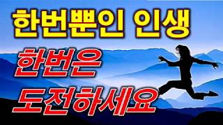 한번뿐인 인생 한번은 도전하세요-성공하고 싶다면-새해의 꿈과 희망