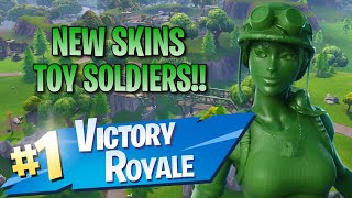 New Toy Soldier Skins!! 15 Elims!! - Fortnite: Battle Royale Gameplay
