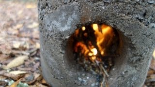 A Heavy Duty $6 DIY Rocket Stove