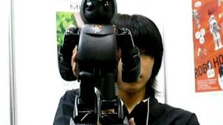 カーボンボディのMANOI PF01@ROBO JAPAN 2008