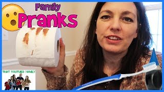 PRANK WEEK - Pranks On The Entire Family!  / That YouTub3 Family | The Adventurers